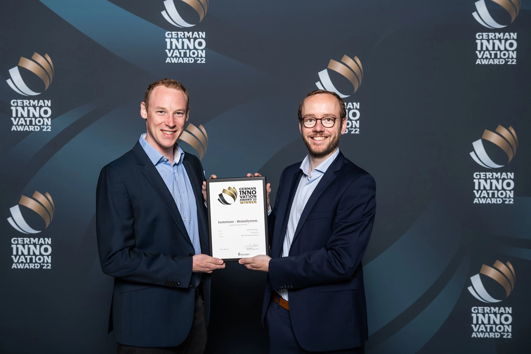 Press release 25 05 2022 hemotune german innovation award 2022